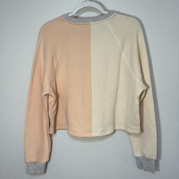 Madewell MWL Airyterry
Colorblock Crop Sweatshirt-Small. B8 - Picture 6 of 12
